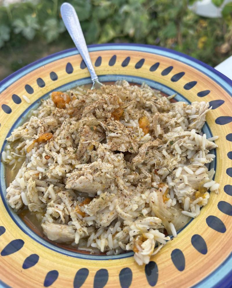 Springer Mountain Farms Chicken Tomato BBQ Soup with Rice