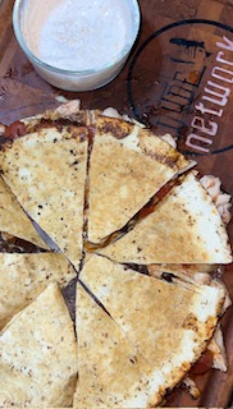 Dude Sized Tailgate Springer Mountain Farms Chicken Quesadilla