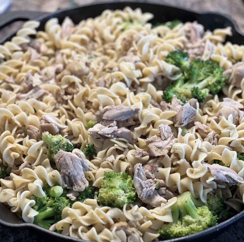 Simple, Bountiful, And Budget Friendly Chicken Thigh Pasta